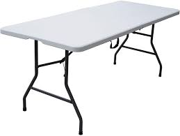 Table 6' x 30" Plastic Rectangle