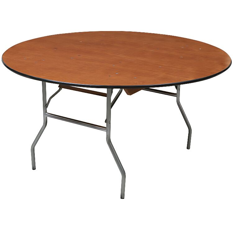 Table Round Wood 6' Round Table (Kona Only)