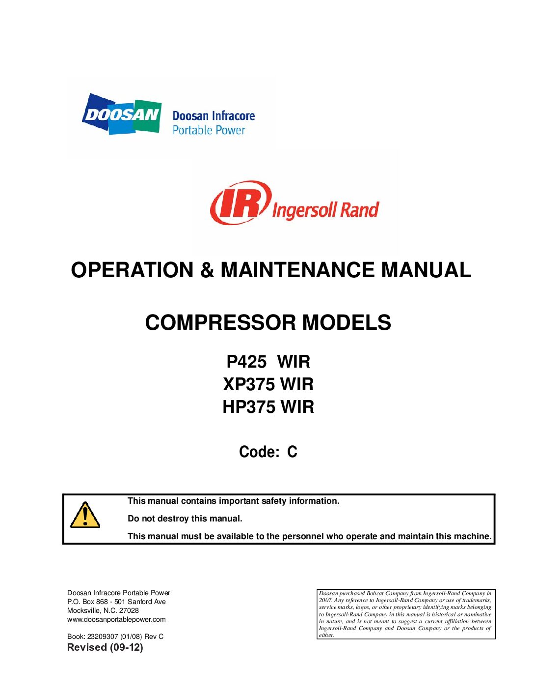 Air Compressor 400 CFM Towable - Image 5